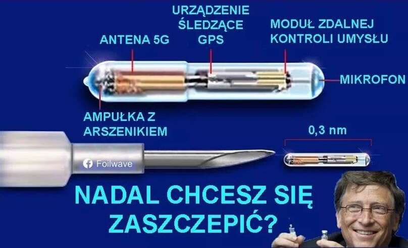 Nanochipy 5G w szczepionkach. Sprawdźmy czy to możliwe