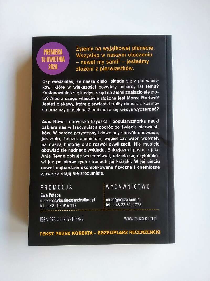 Książka Anji Royne potrafi zaskoczyć. Recenzja "Z czego zrobiony jest świat"