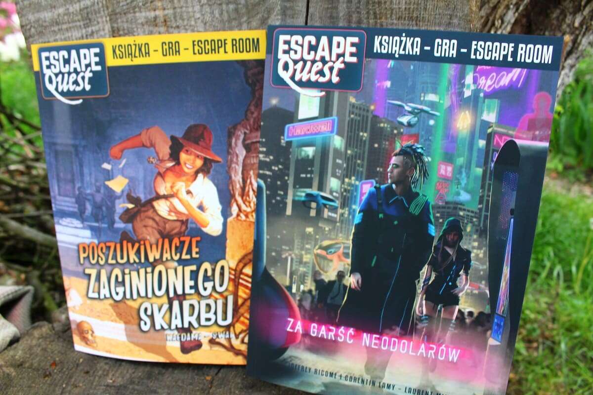 Za garść neodolarów i Poszukiwacze zaginionego skarbu – recenzja gier książkowych