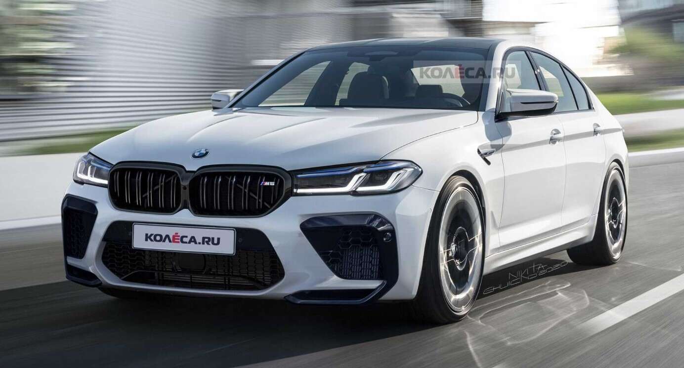 BMW M5 2021 na realistycznym renderze przed premierą