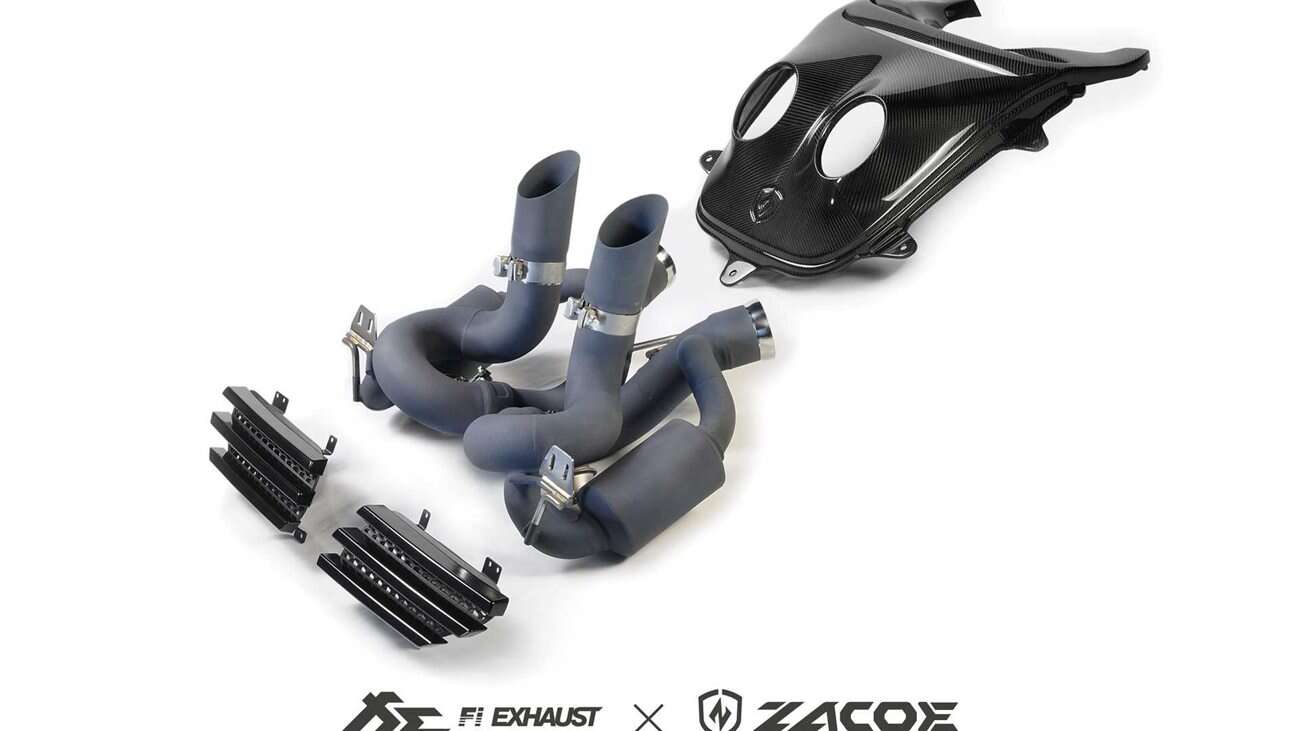 Plujące ogniem modele McLaren 650S i MP4 z wydechem od Zacoe