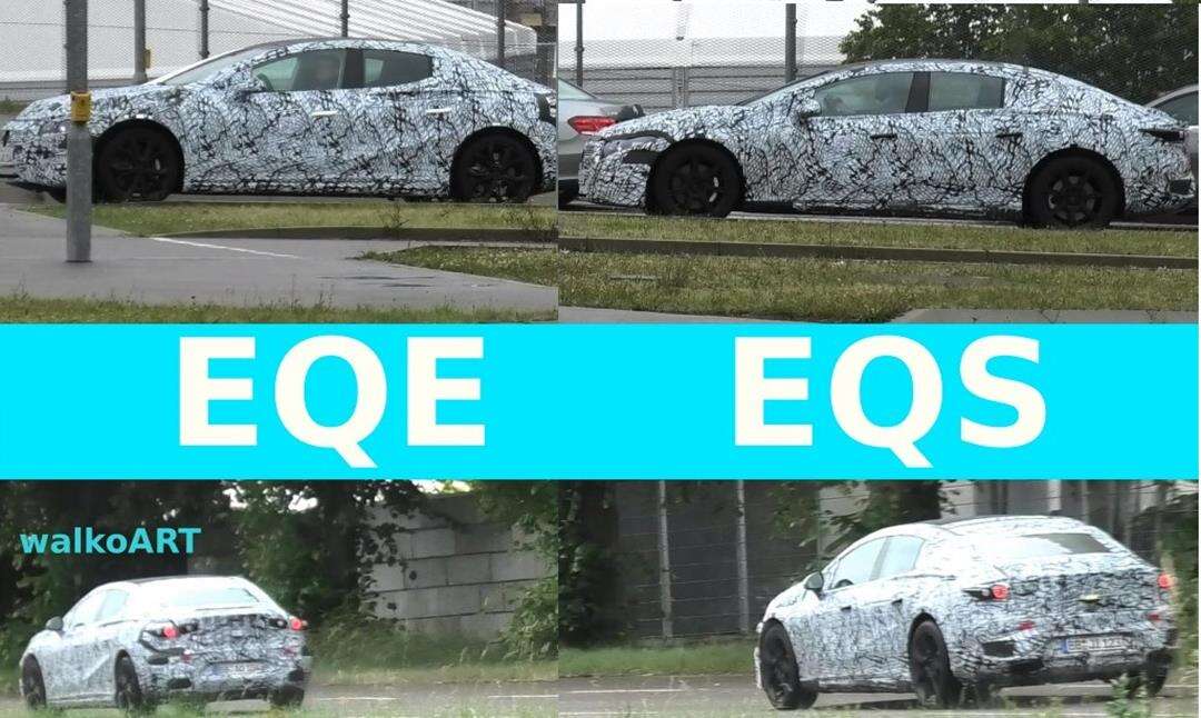 Mercedes EQE, Mercedes EQS, EQS vs EQE, prototypy elektrycznych Mercedesów