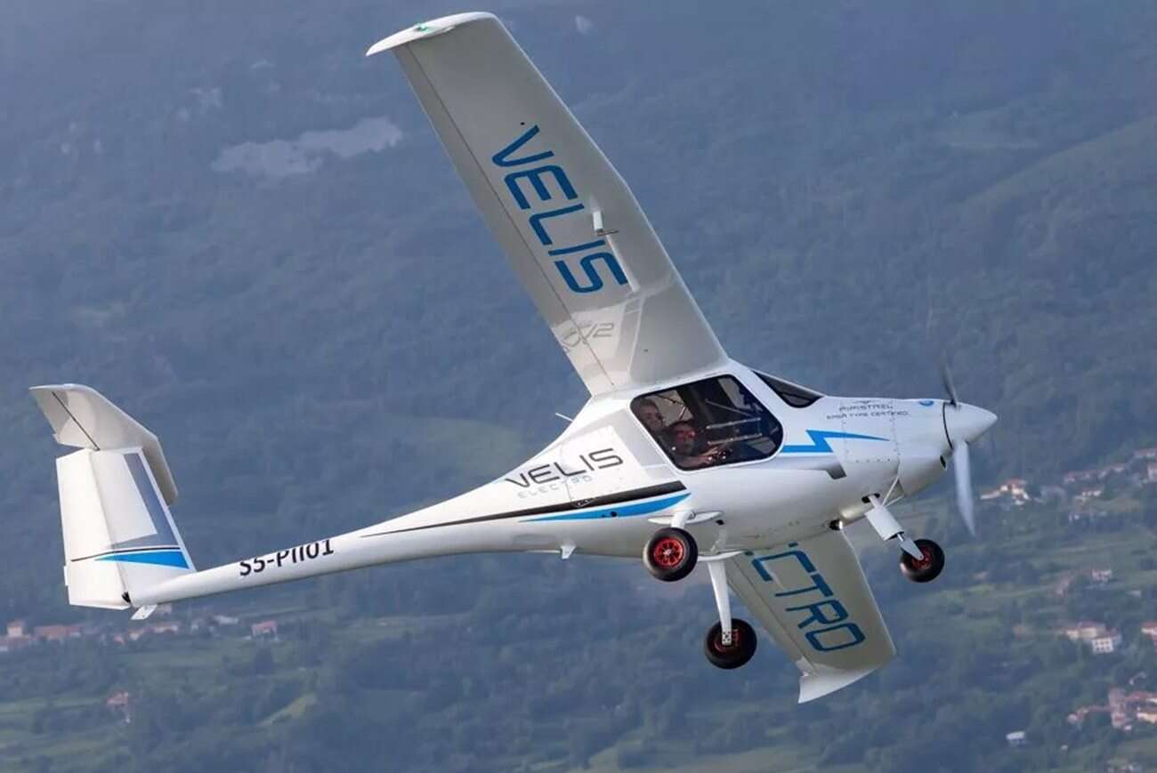 Velis Electro, elektryczny samolot, samolot Velis Electro, certyfkat EASA samolot elektryczny