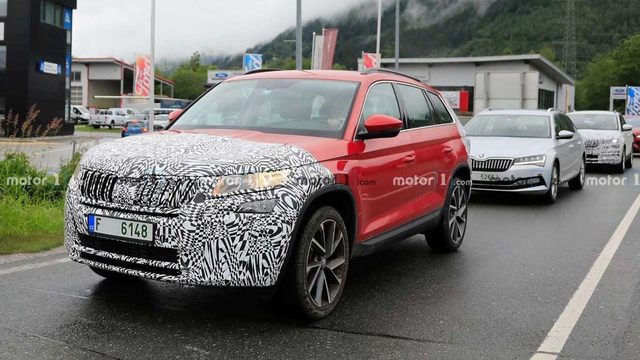Zdjęcia prototypu Skoda Kodiaq RS 2021