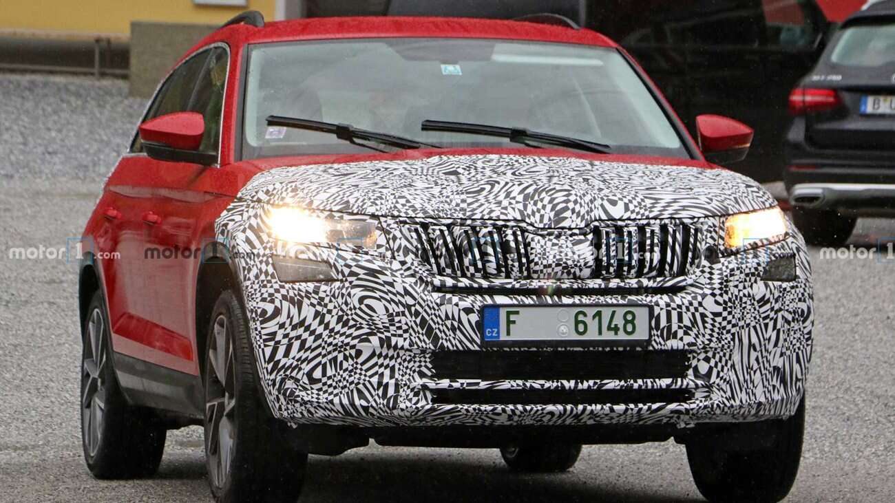 Zdjęcia prototypu Skoda Kodiaq RS 2021