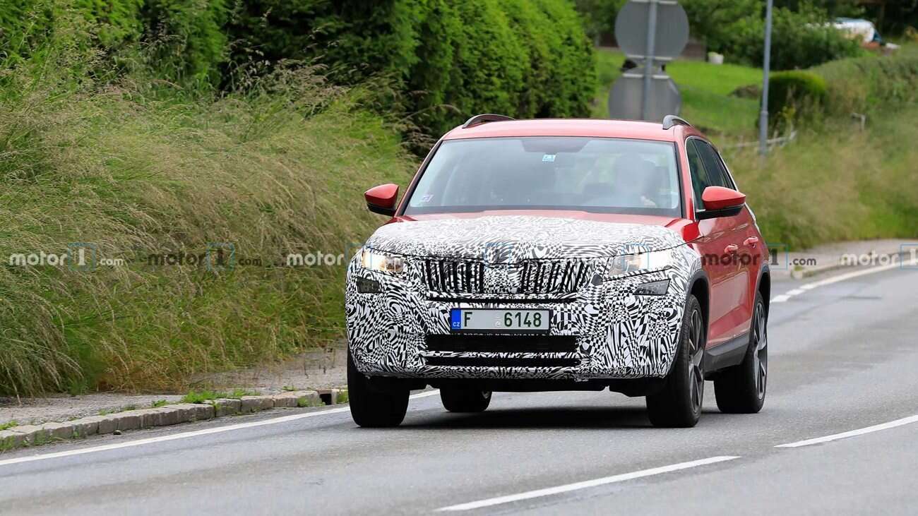 Zdjęcia prototypu Skoda Kodiaq RS 2021
