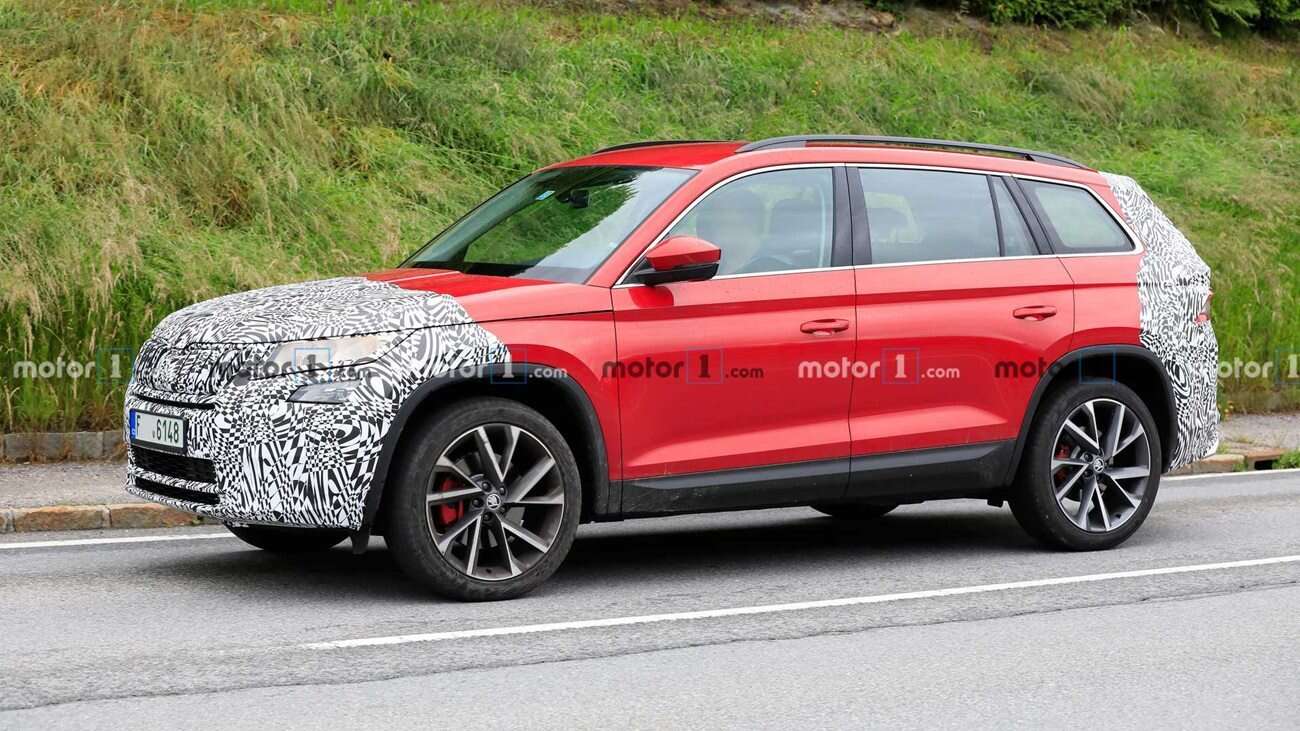 Zdjęcia prototypu Skoda Kodiaq RS 2021