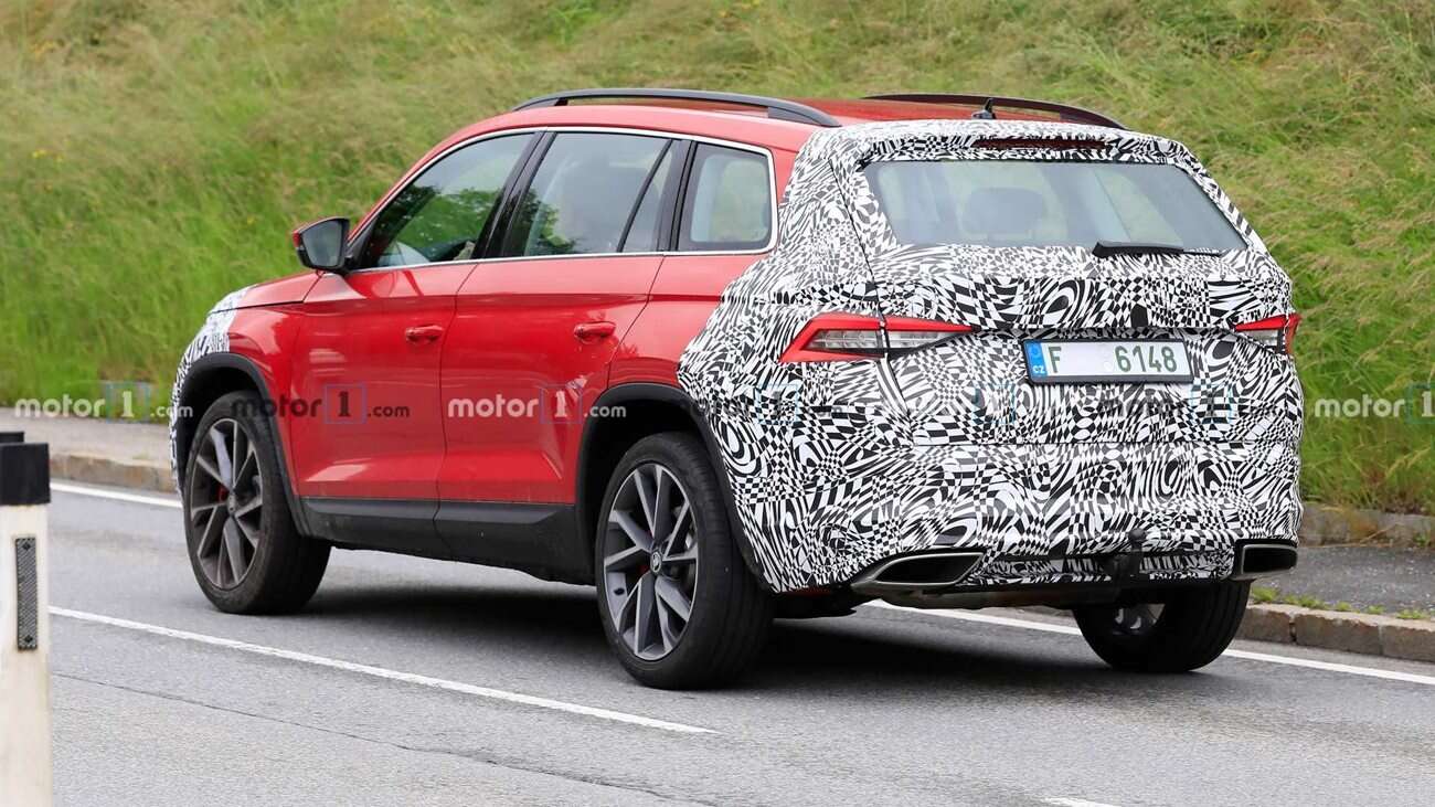 Zdjęcia prototypu Skoda Kodiaq RS 2021