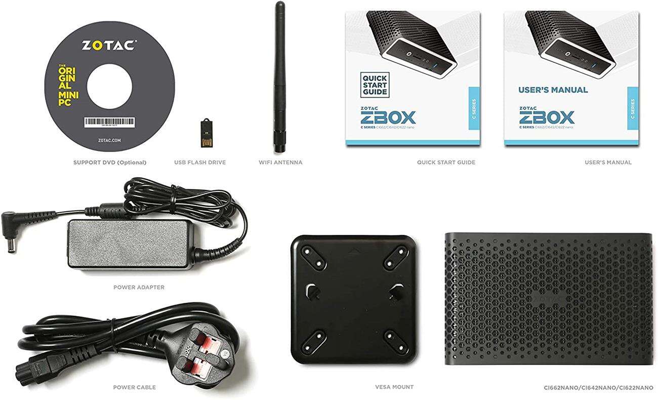 specyfikacja Zotac ZBOX Cl622, cena Zotac ZBOX Cl622