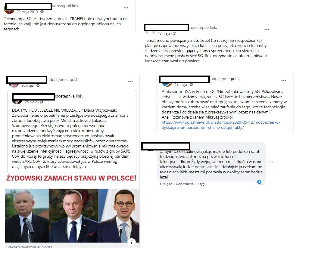 Obrona oskarżonego antykomórkowca pokazuje skalę hejtu w Internecie