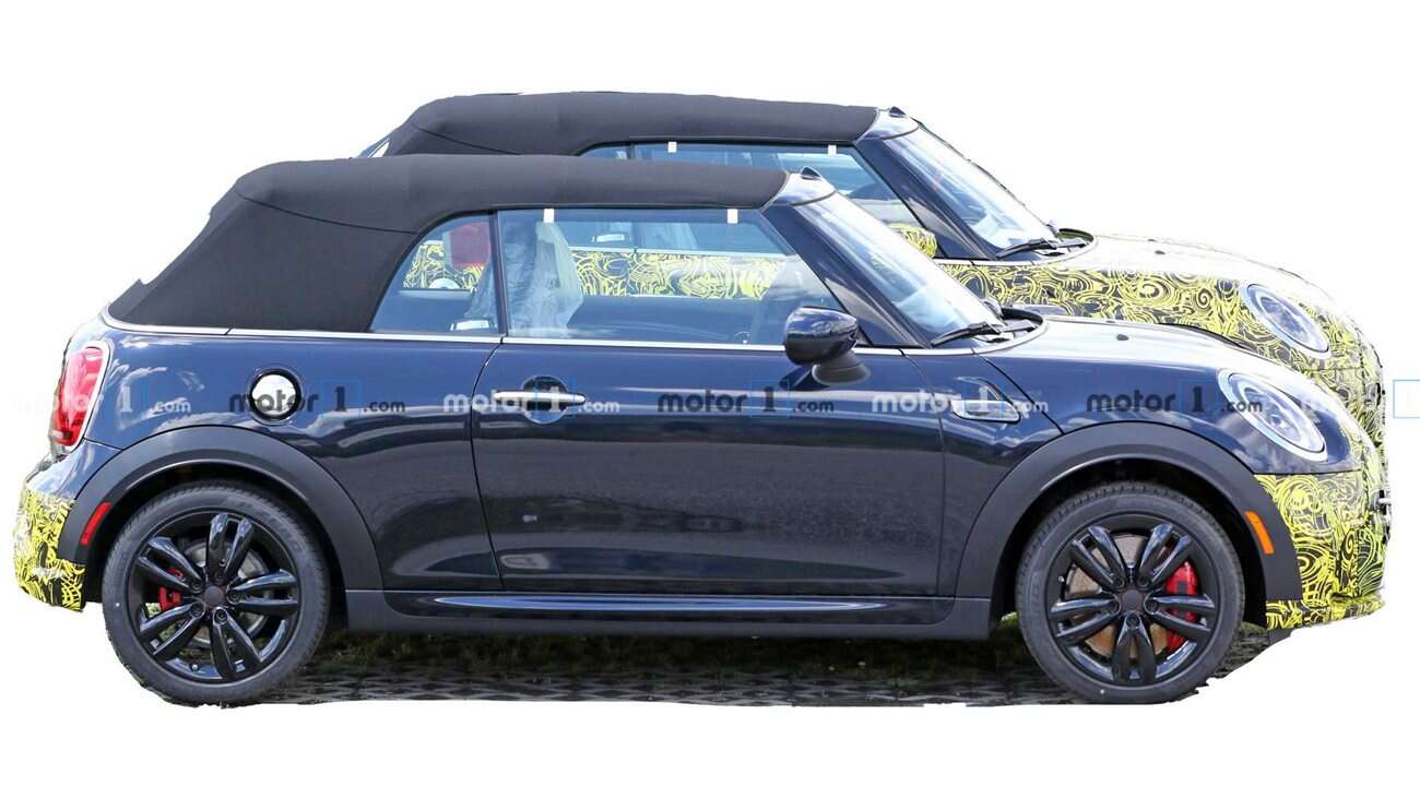 Dwa prototypy odświeżonych Mini w kabriolecie dostrzeżone