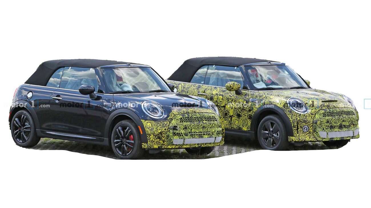Dwa prototypy odświeżonych Mini w kabriolecie dostrzeżone