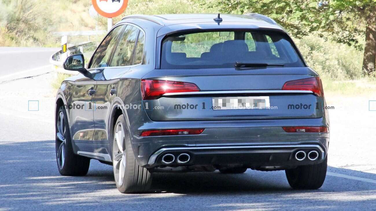 Odświeżone Audi SQ5 2021 dostrzeżone bez kamuflażu