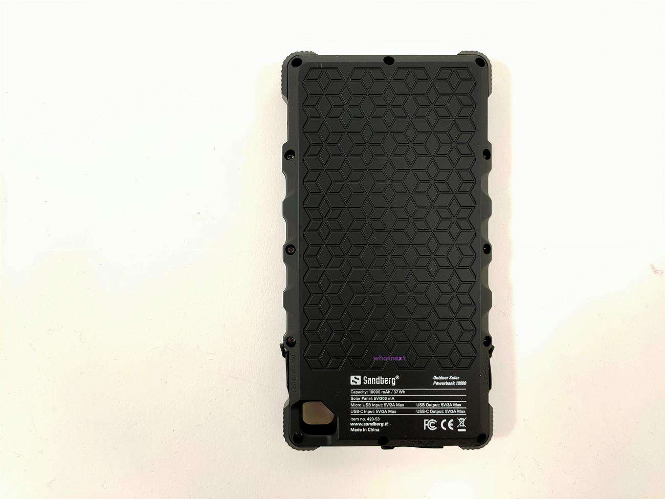 Test powerbanku Sandberg Outdoor Solar Powerbank 10000