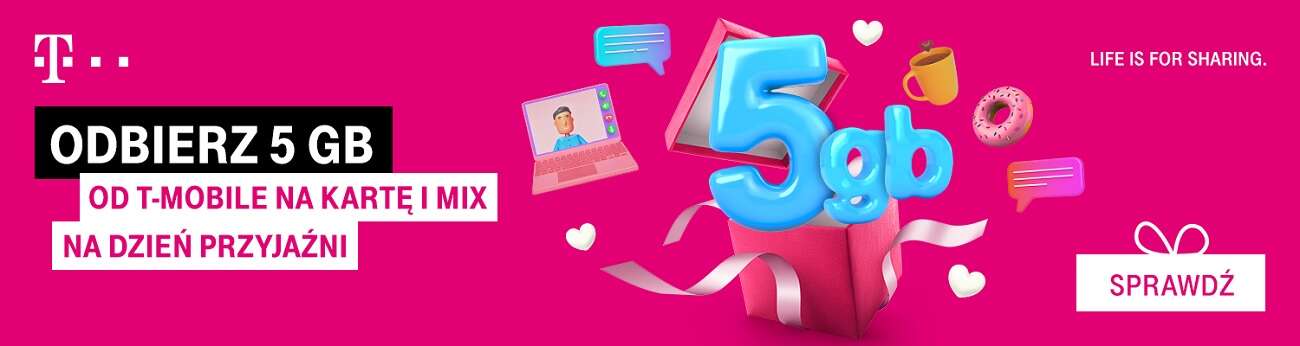 T-Mobile - 5 GB za darmo i nielimitowany TikTok