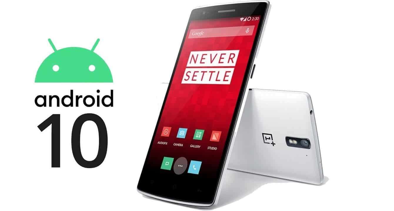 OnePlus One Android 10