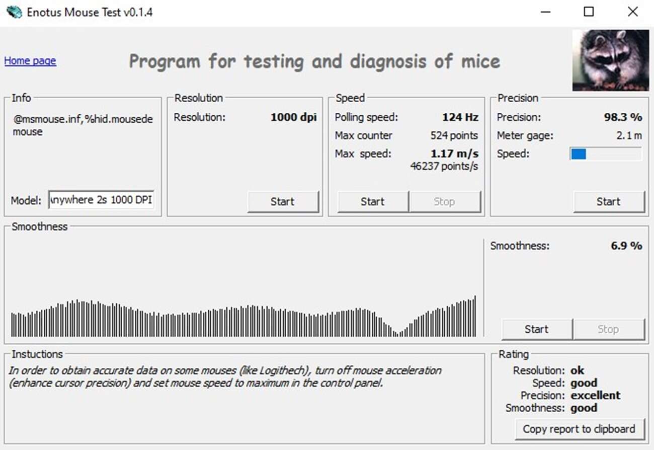 Test myszki Logitech MX Anywhere 2s