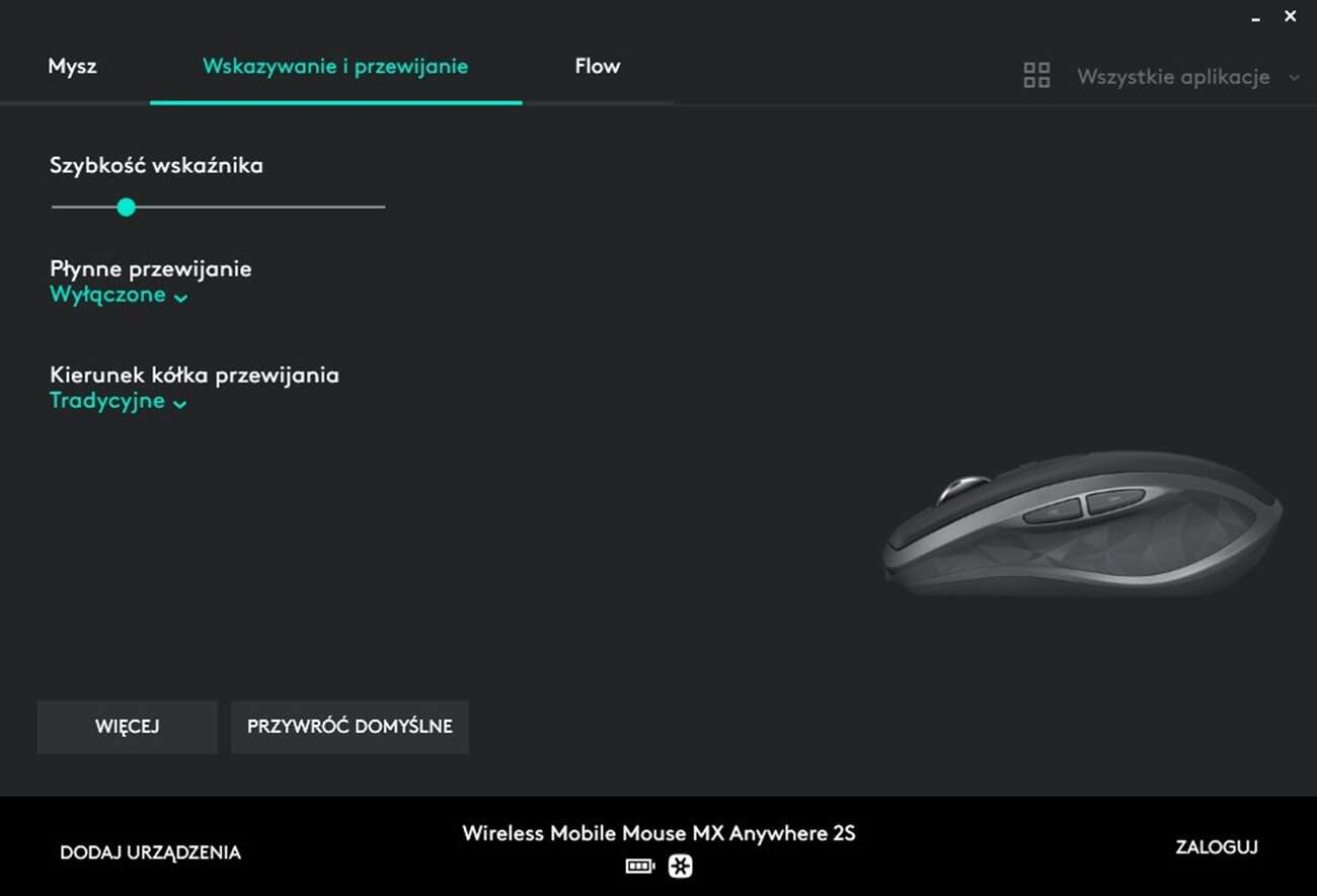 Test myszki Logitech MX Anywhere 2s