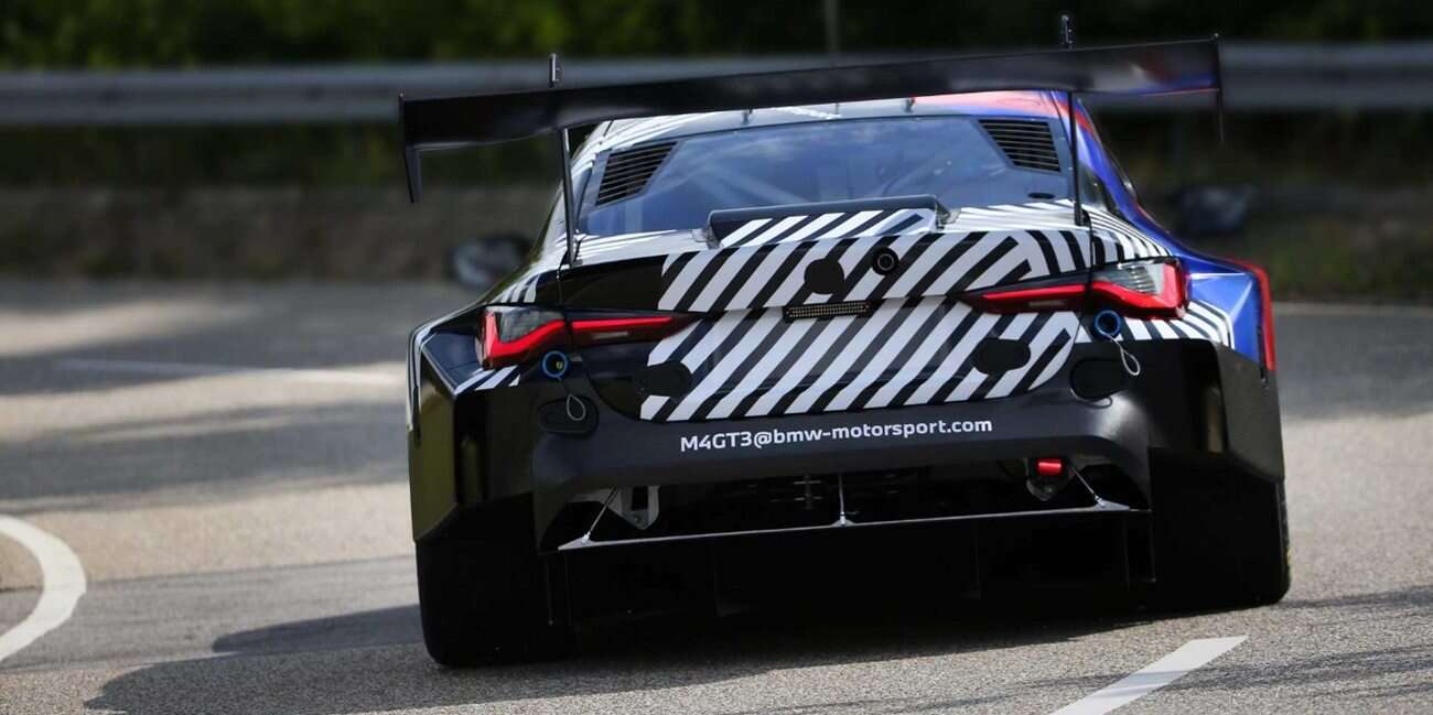 Gdyby BMW M4 GT3 było człowiekiem, byłoby na czym zawiesić oko