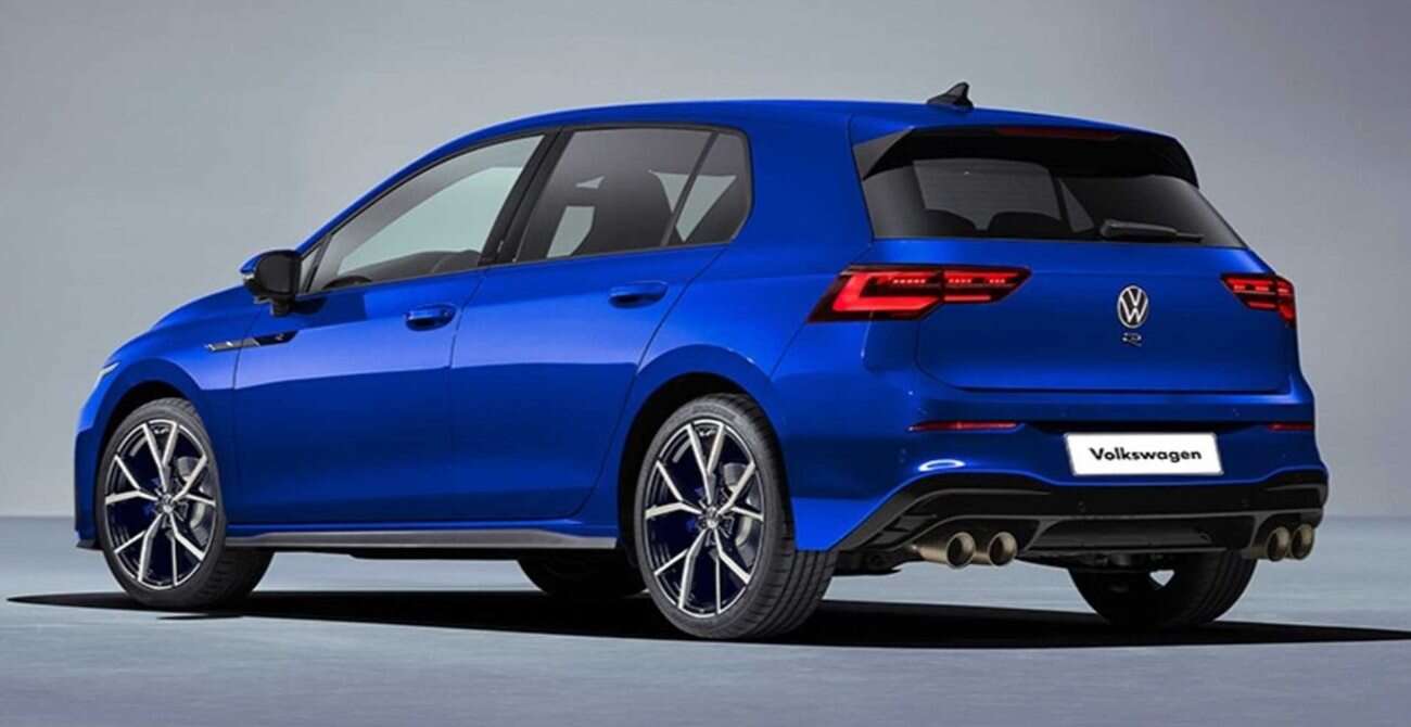 Volkswagen Golf R 2021 na kolejnym renderze umila czas do debiutu