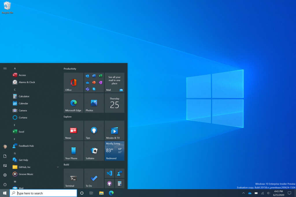 menu start, windows 10 menu start