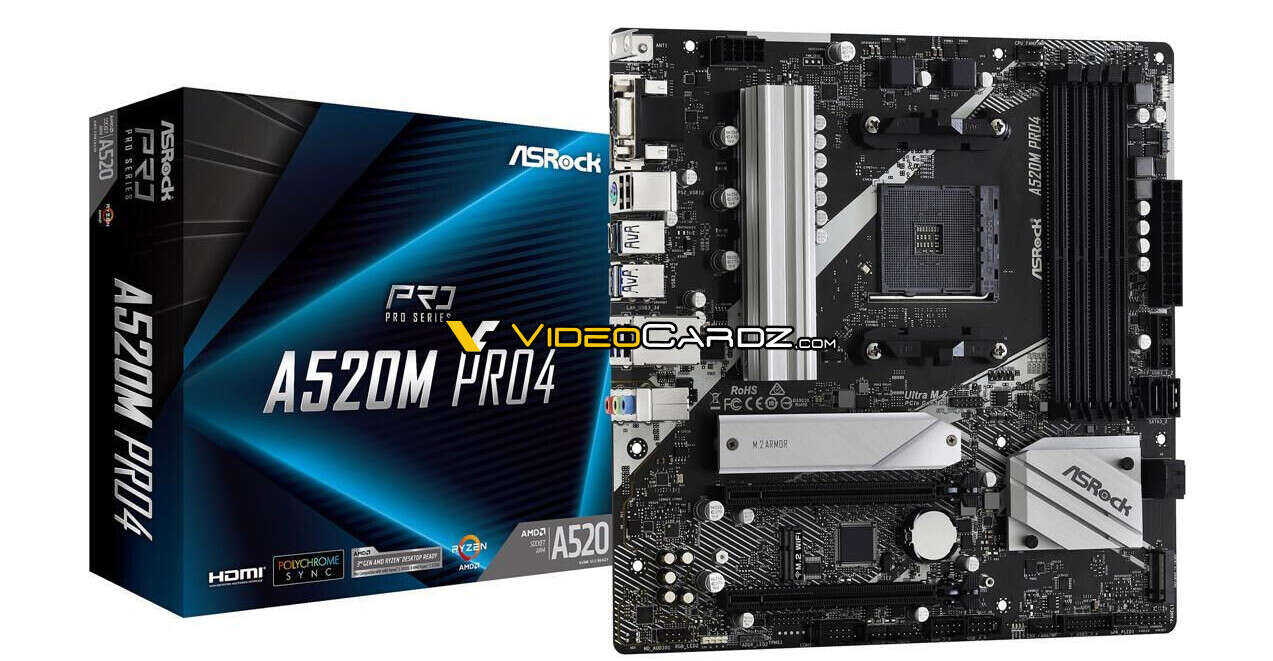 ASRock A520M Pro4, płyta ASRock A520M Pro4