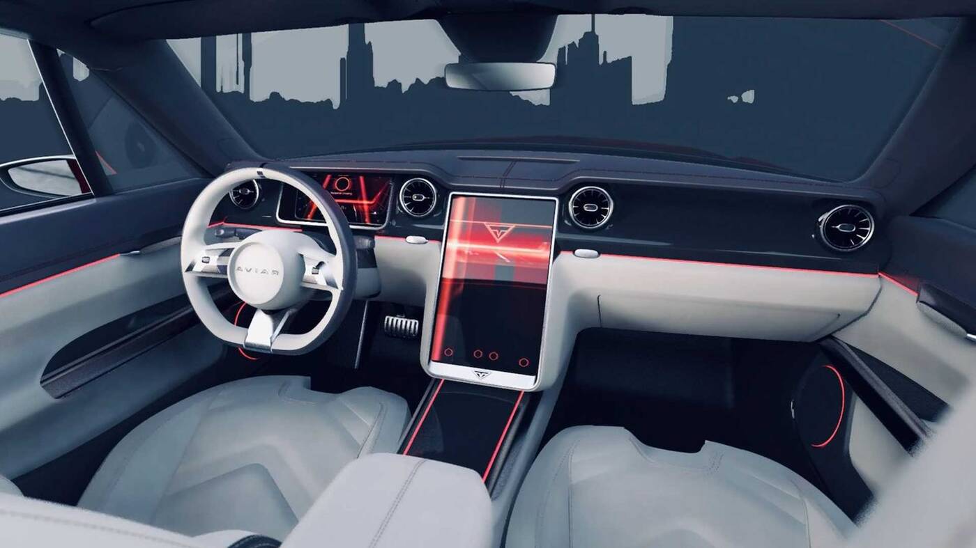 Aviar R67 czyli Mustang z elektrycznym sprzętem Tesli