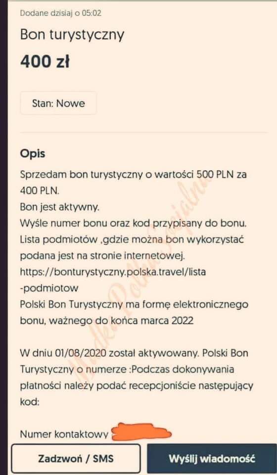 Bony turystyczne do kupienia na OLX. Polak (znowu) potrafi