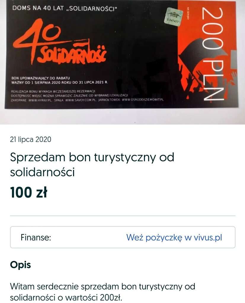 Bony turystyczne do kupienia na OLX. Polak (znowu) potrafi