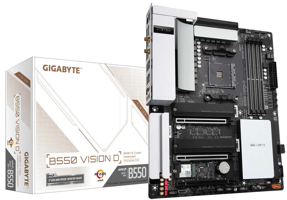thunderbolt Gigabyte B550 Vision D, thunderbolt b550