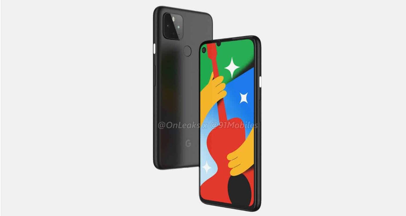rendery Google Pixel 4A 5G