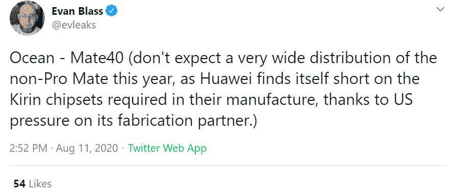 procesor Huawei Mate 40, dostępność Huawei Mate 40