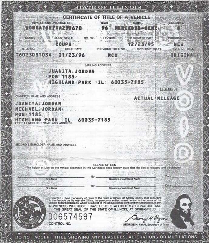 Możecie kupić starego Mercedesa S600 Michaela Jordana