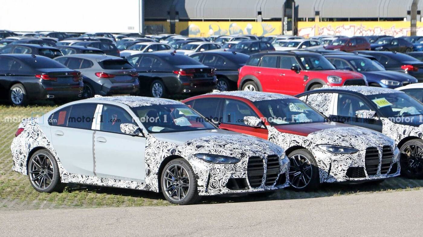 W tak skromnym kamuflażu BMW M3 2021 jeszcze nie widzieliśmy