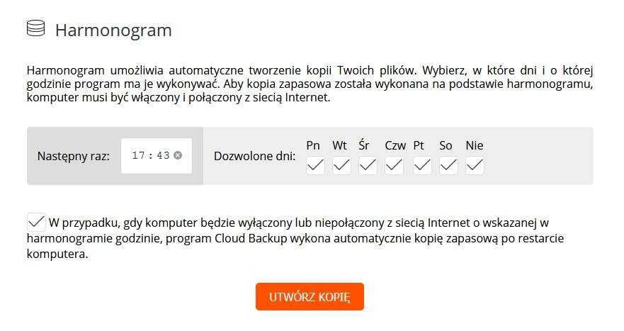 Test usługi Cloud Backup w nazwa.pl
