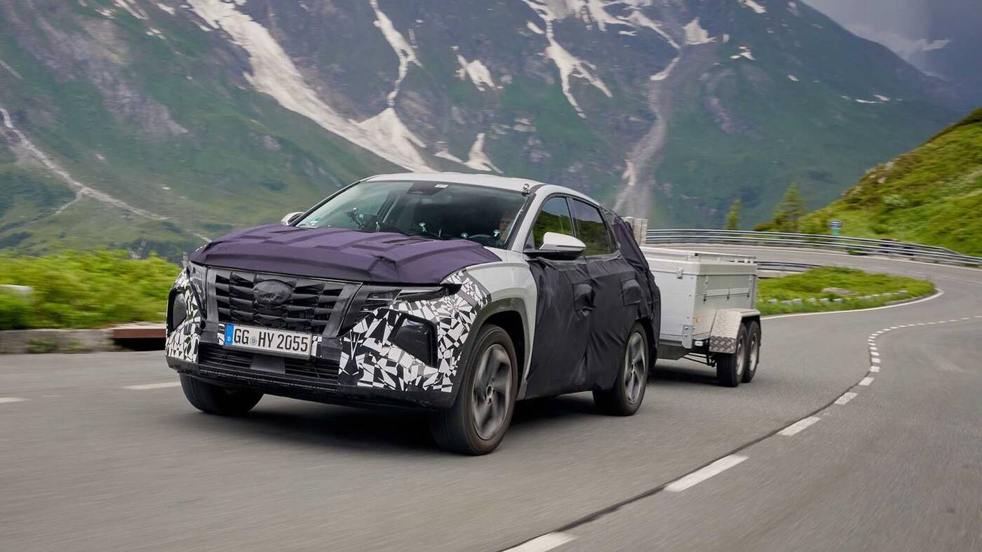 Hyundai chwali się modelem Tucson 2021 podczas ciężkich testów