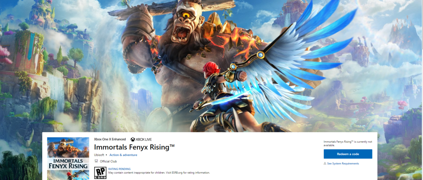 Data premiery Immortals Fenyx Rising wyciekła. Matko, ale to śliczne!