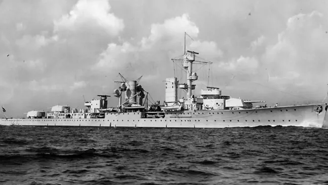 U wybrzeży Norwegii leży wrak nazistowskiego krążownika. Tak wyglądał przed zatonięciem