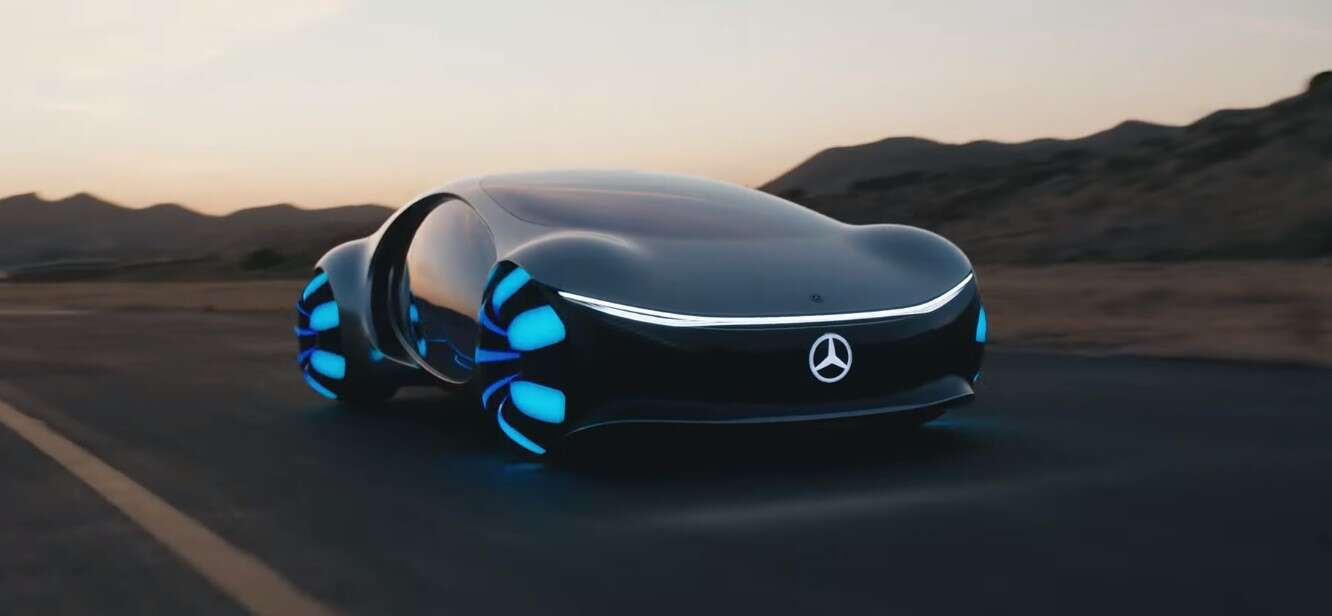 Mercedes Vision AVTR pokaz jazda
