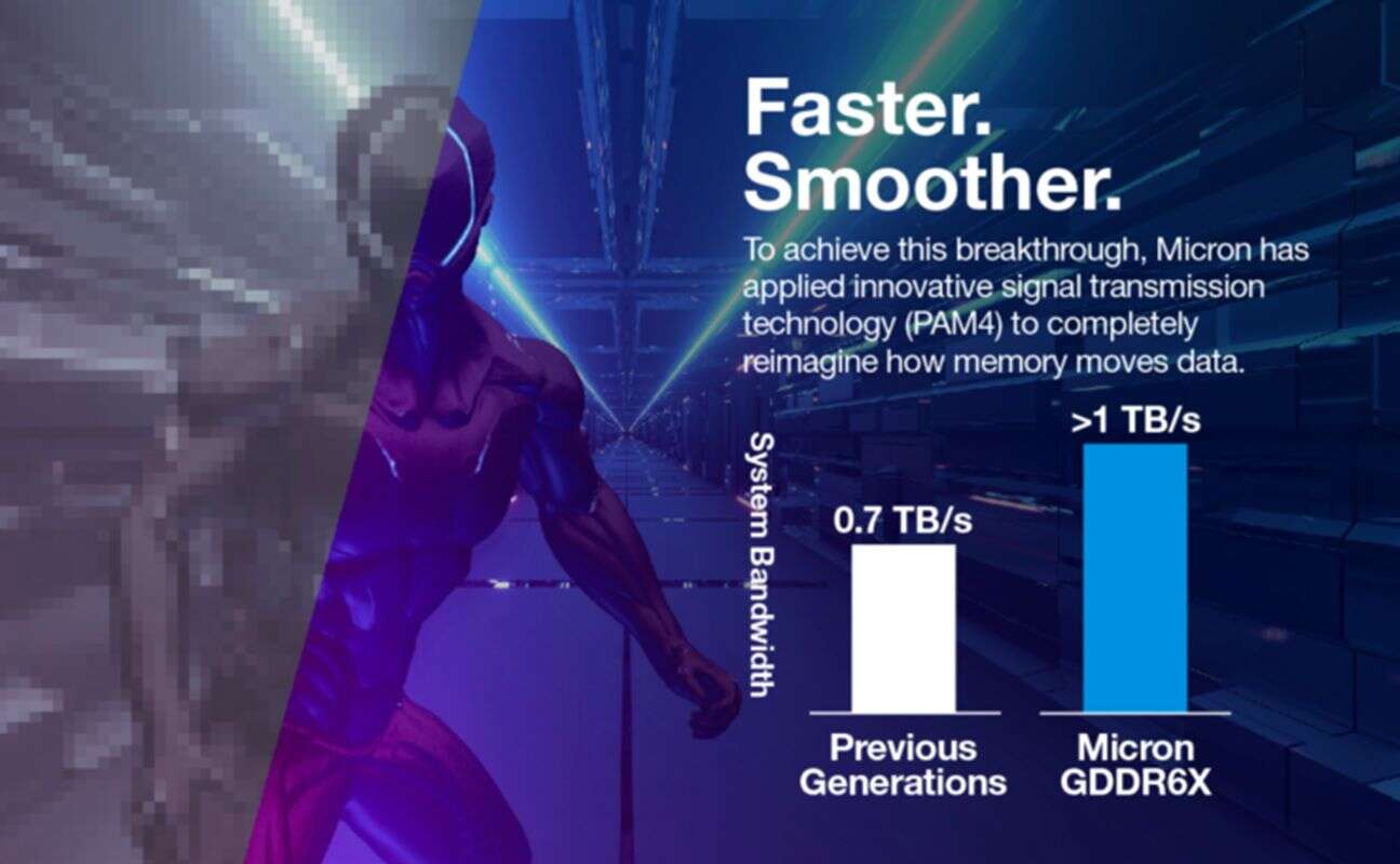 Micron ujawnia szczegóły GDDR6X. To pamięci nowych kart GeForce