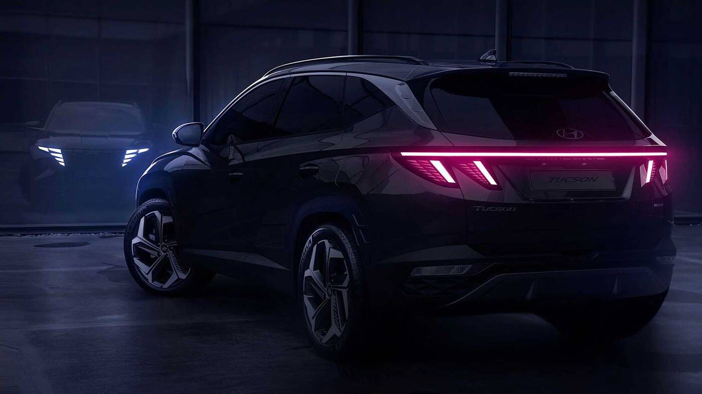 Nowy Hyundai Tucson hipnotyzuje światłami na teaserze