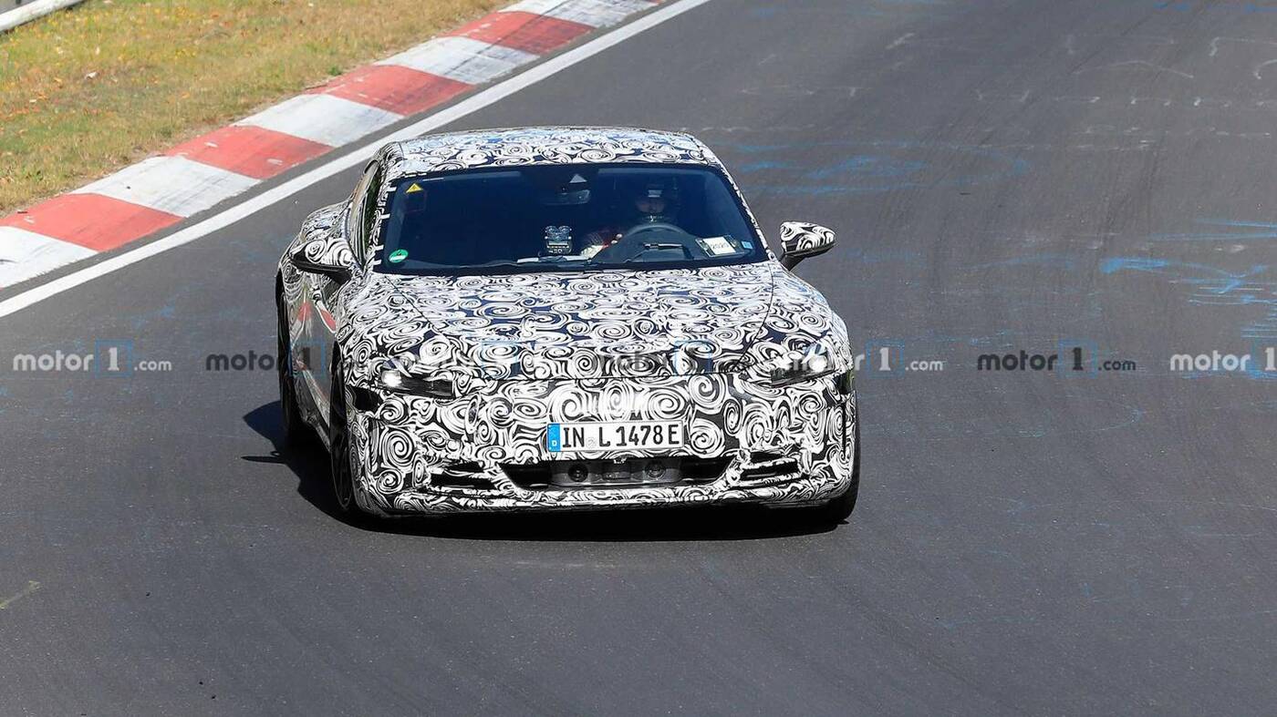 Prototyp elektrycznego Audi E-Tron GT tym razem na Nurburgring