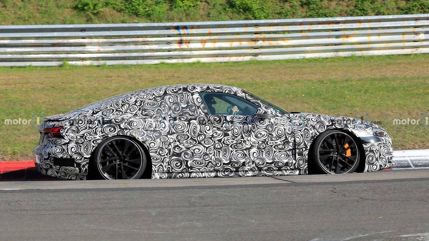 Prototyp elektrycznego Audi E-Tron GT tym razem na Nurburgring