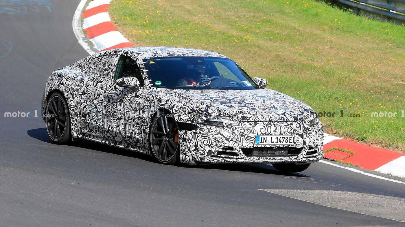 Prototyp elektrycznego Audi E-Tron GT tym razem na Nurburgring