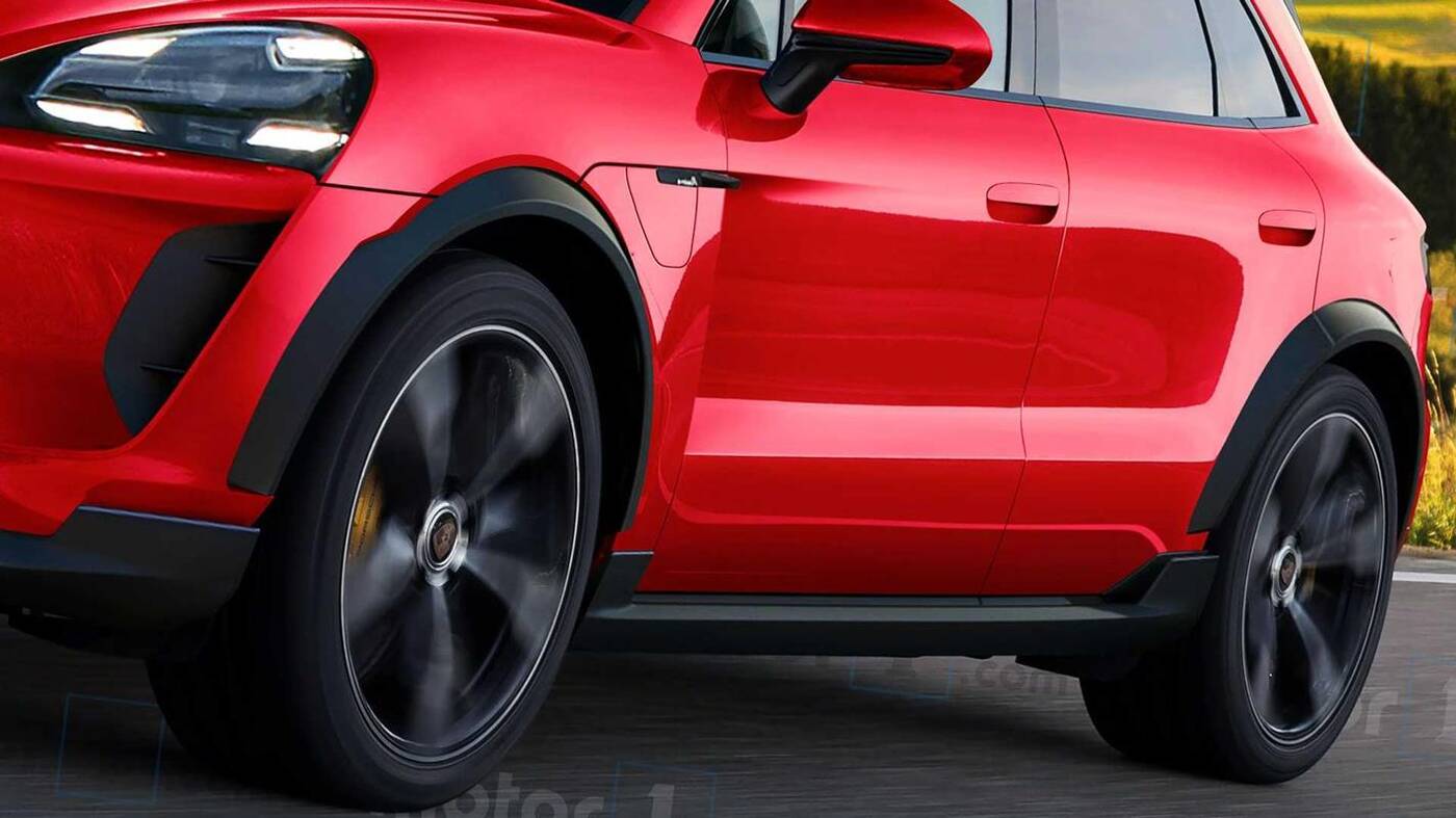 Tak może wyglądać elektryczne Porsche Macan