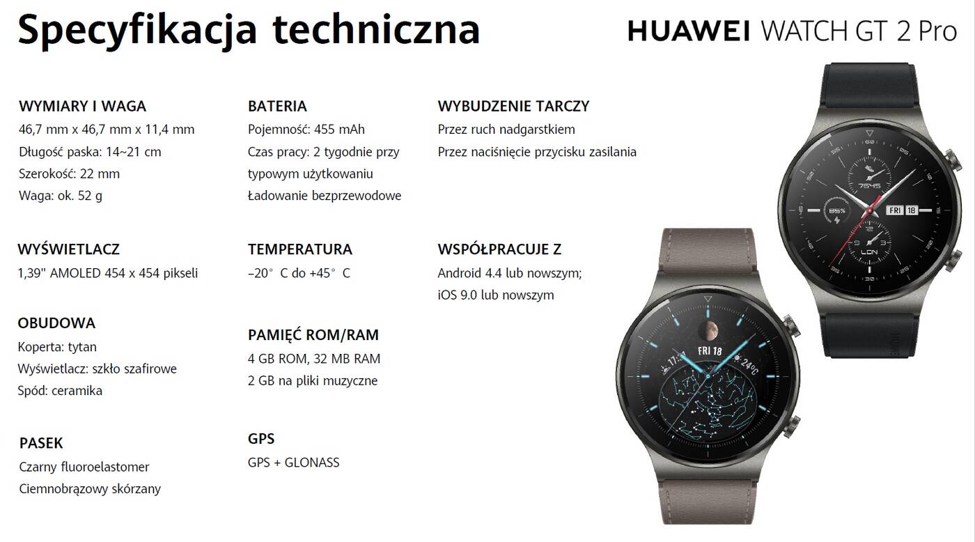Nowości Huawei trafiają do Polski - Watch GT 2 Pro, Watch Fit oraz nowe tablety