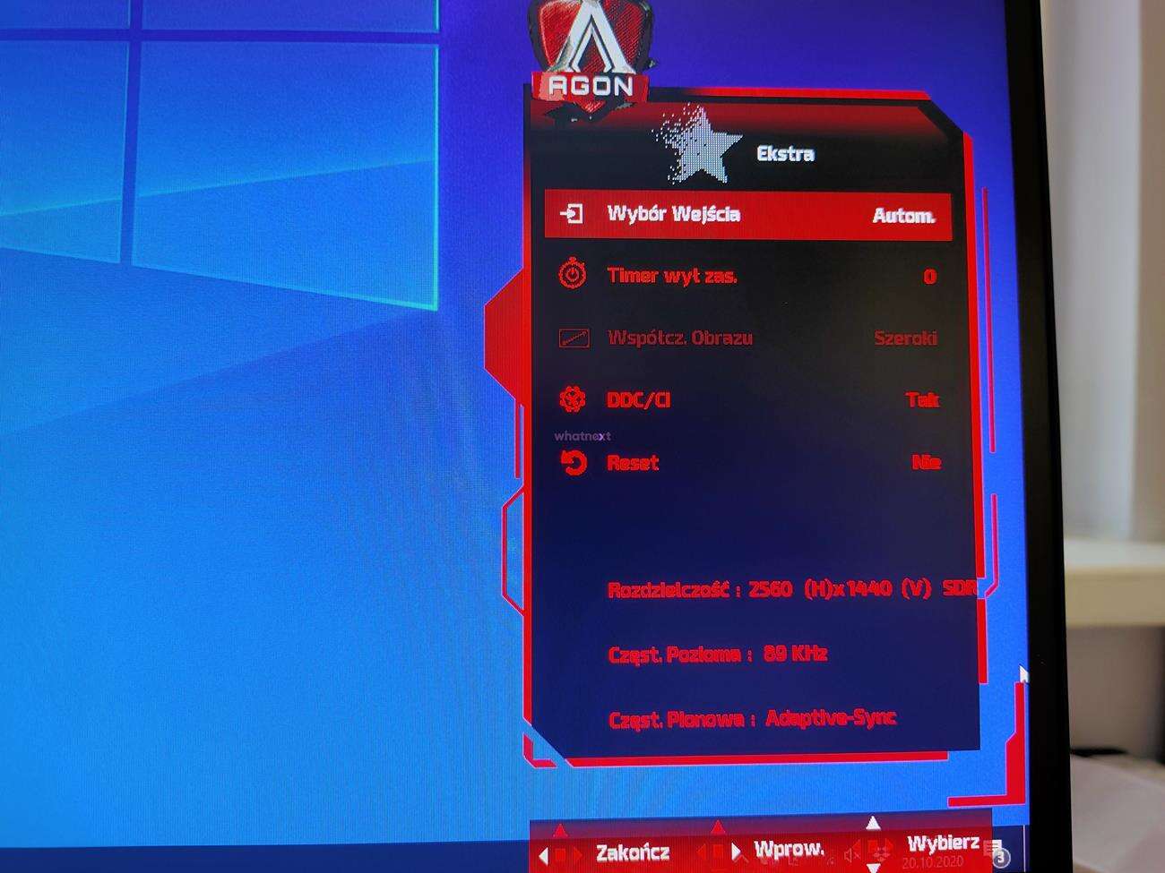 AOC AGON ag273qz, TEST AOC AGON ag273qz, recenzja AOC AGON ag273qz, review AOC AGON ag273qz, opinia AOC AGON ag273qz