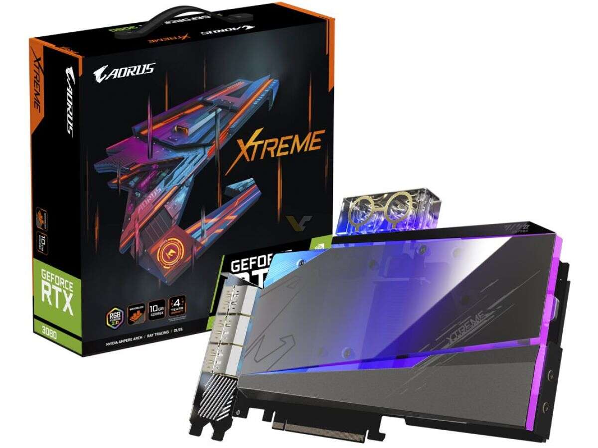 specyfikacja Aorus RTX 3080 Xtreme WaterForce WB