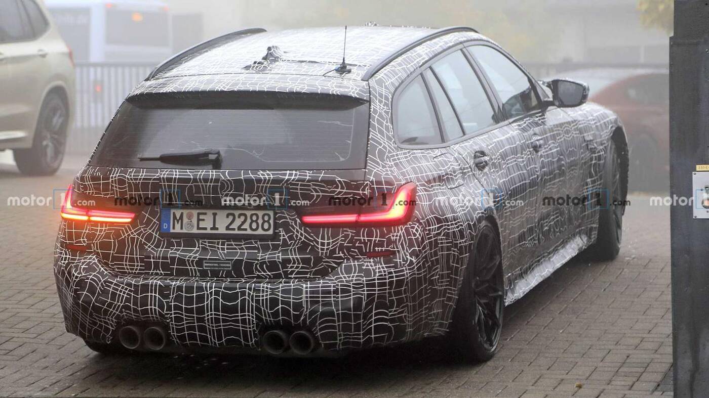Klimatyczne fotki wyszpiegowanego BMW M3 Touring