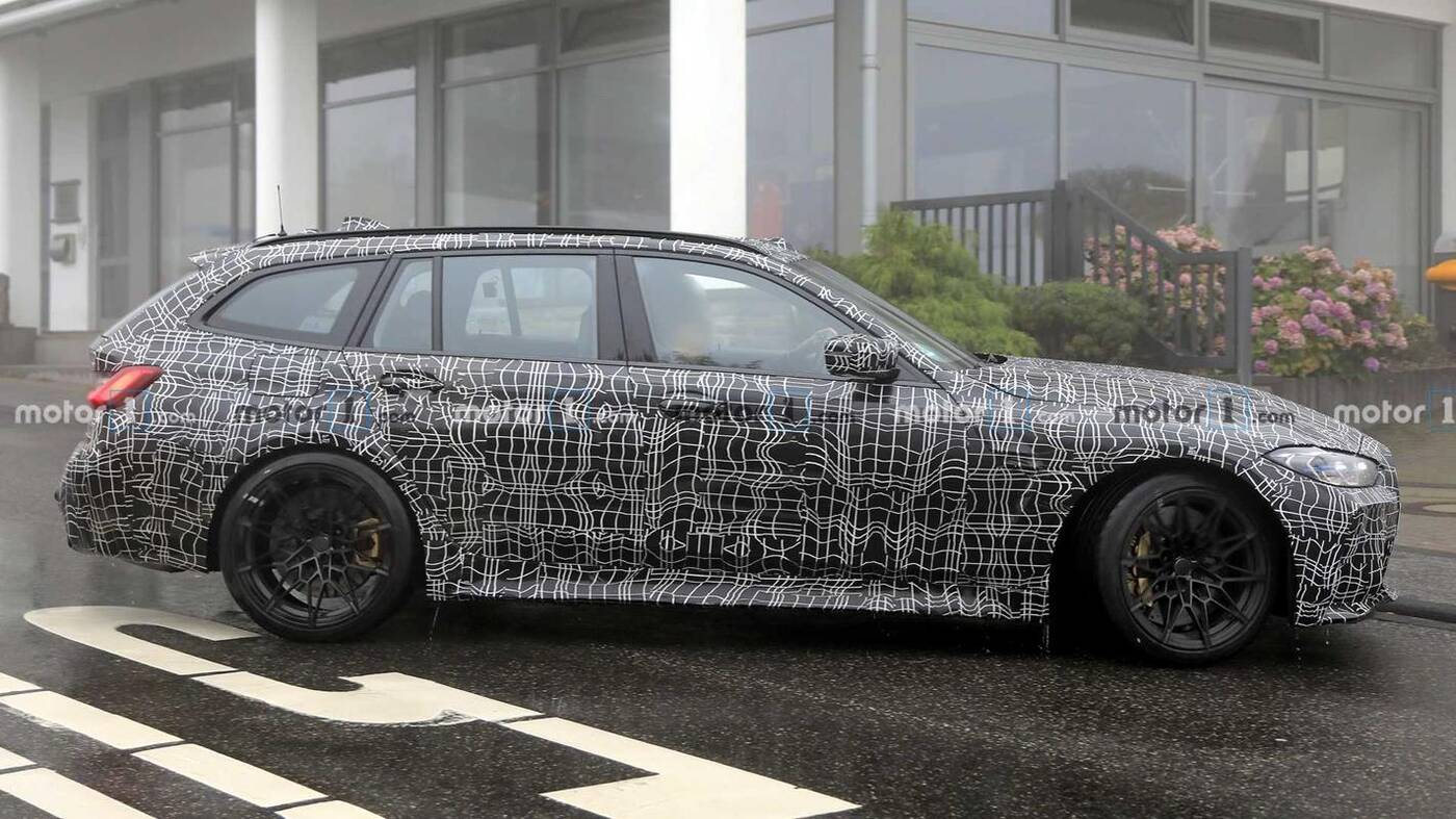 Klimatyczne fotki wyszpiegowanego BMW M3 Touring